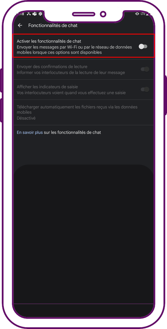 TUTO Comment activer les paramètres de chat "RCS" sous Android